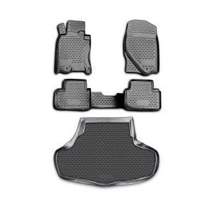 Infiniti G37X 3D Floor-Trunk Mats - Omac - Kit - Black - '09-'13